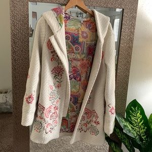 See and Be Seen embroidered Coat